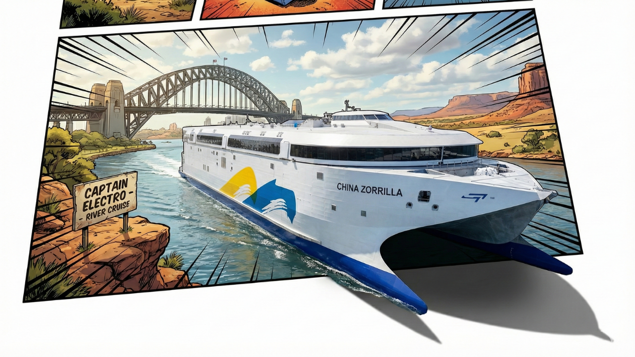 ¿La gran batería que flota? Los australianos están probando una Duracell de 120 metros con buffet incluido