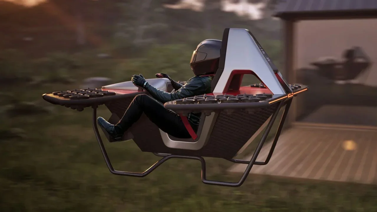 Hoverbike, ¿o una Dyson Elegante? Una Apuesta de $100,000 por un Helado Propulsado a Chorro