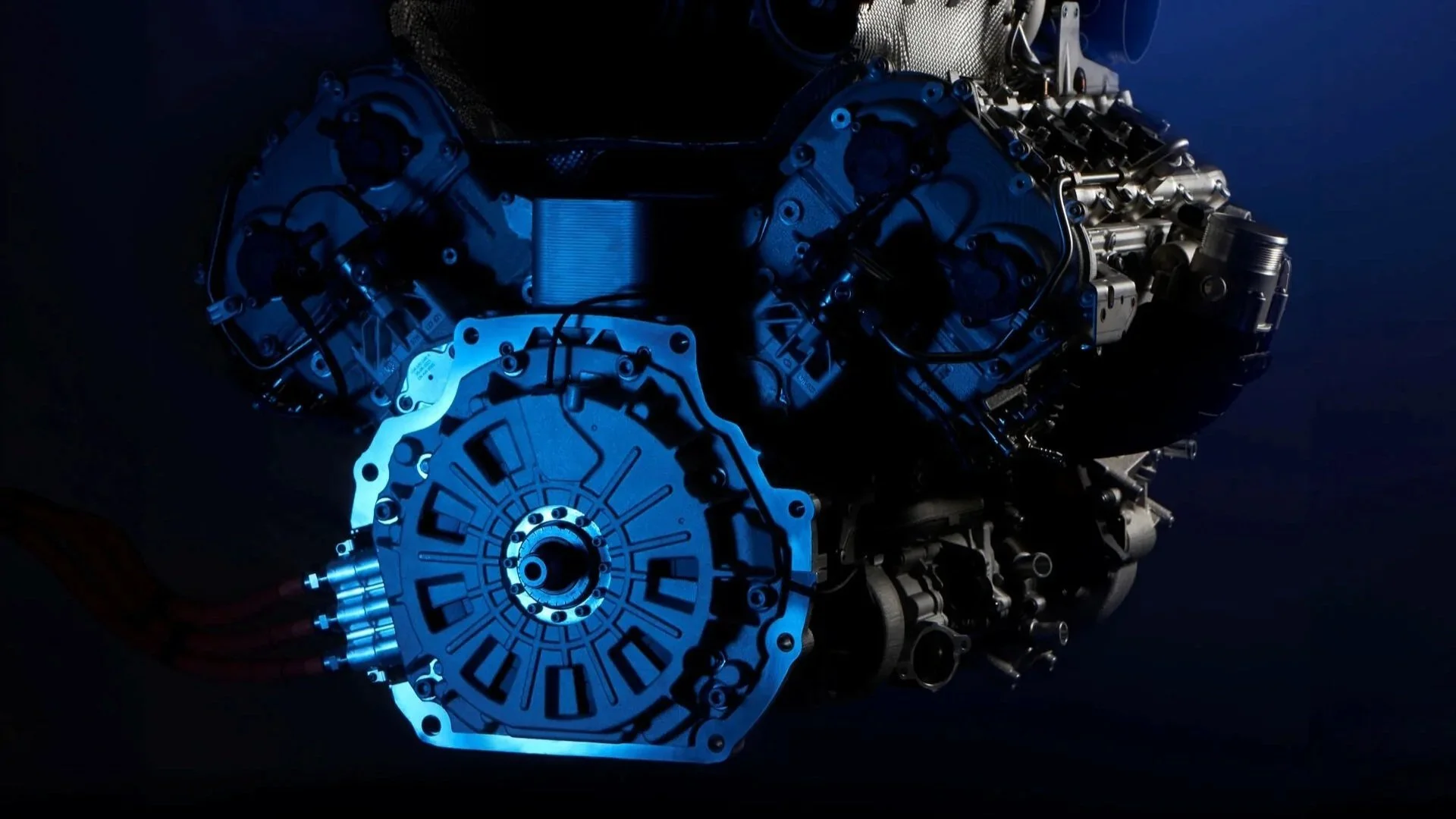 Lamborghini V8 con motor YASA. Image Credit: YASA.